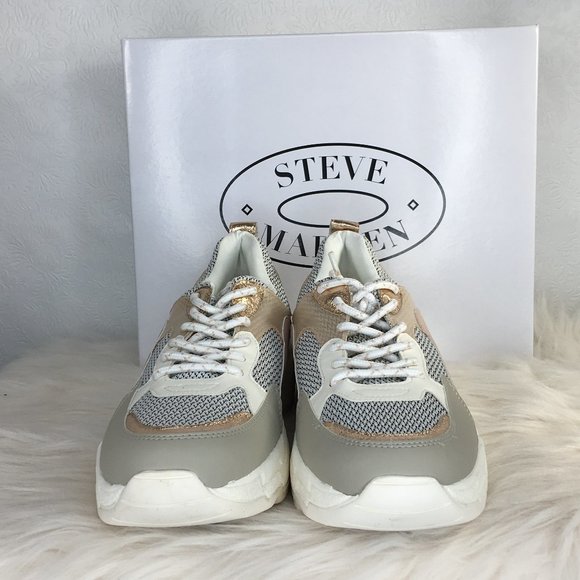 NIB Steve Madden Shirli Sneakers Size 9.5 - Picture 4 of 9